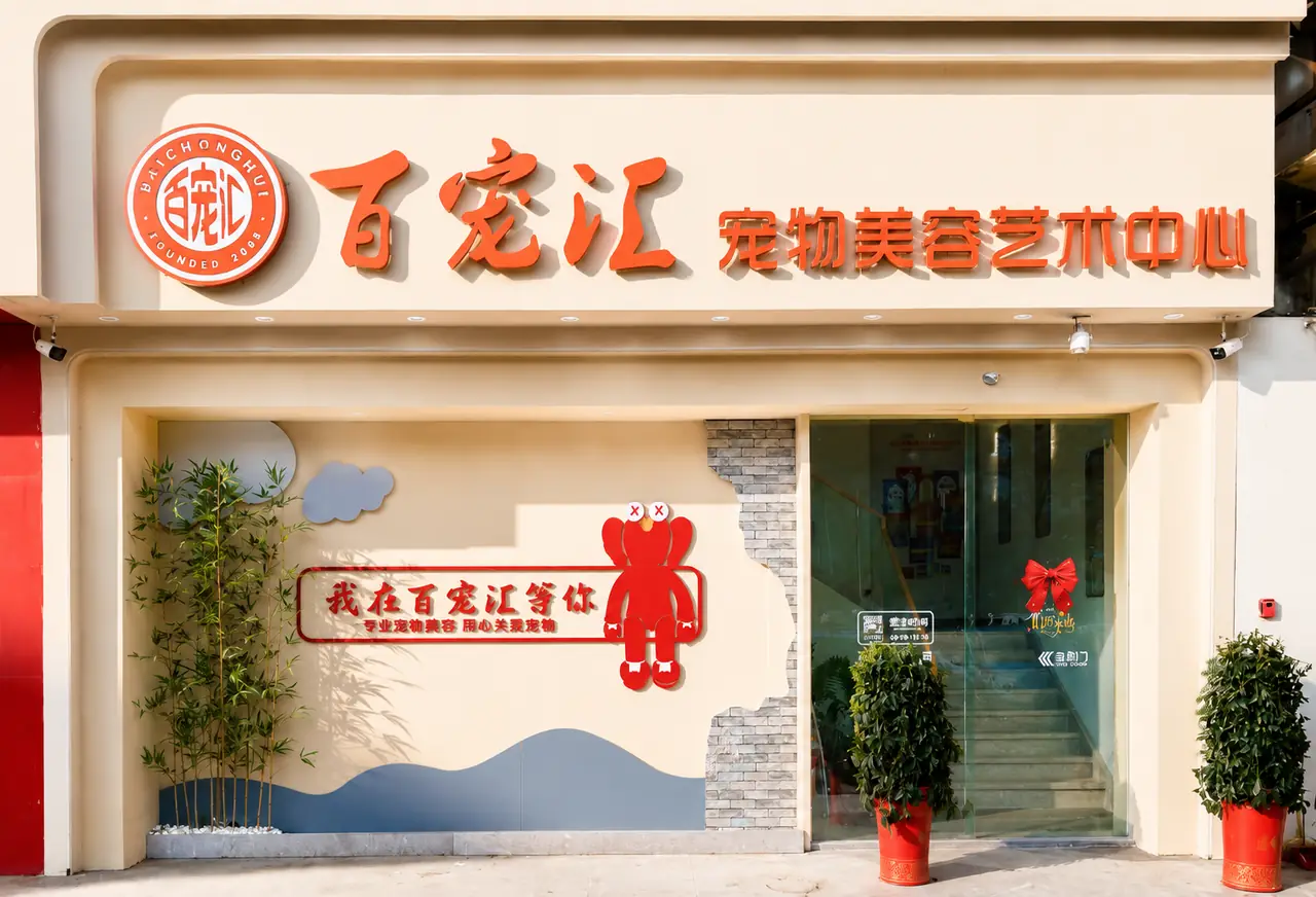 常州市新北区泰山路百宠汇宠物美容艺术中心门头