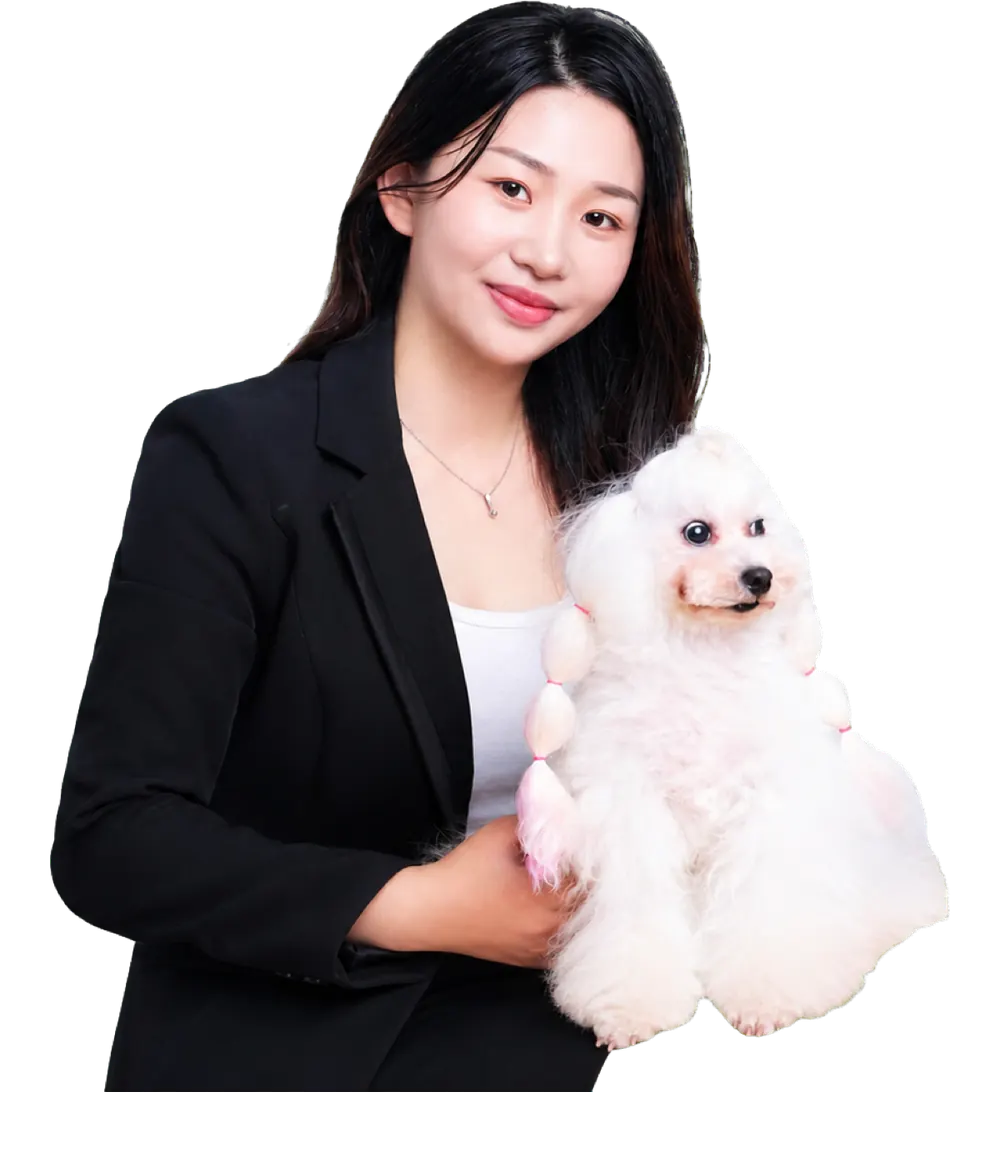 教师徐晔与宠物犬